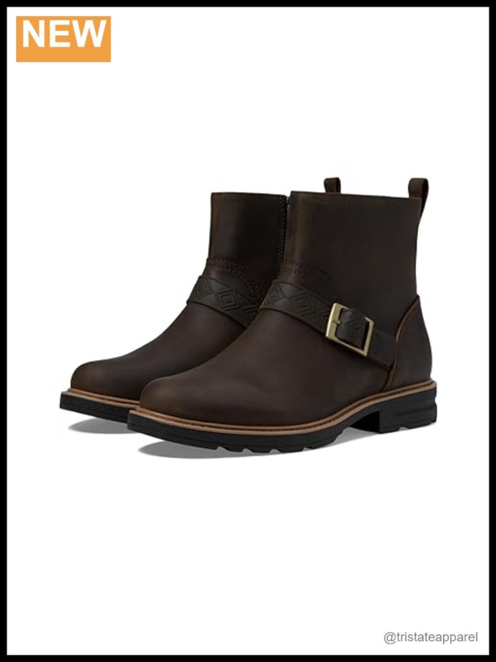 Teva Women's Ankle Bootie, Leather, Zipper Closure, Comfortable Casual Boot